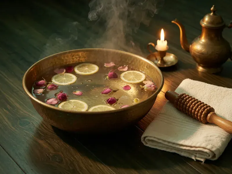 Thai massage preparation at Zenora Spa Lahore