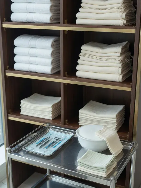 Fresh single-use linens at Zenora Spa Lahore