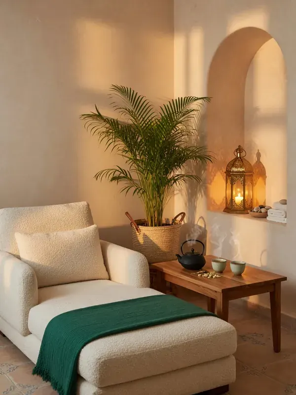 Relaxation lounge at Zenora Spa Lahore